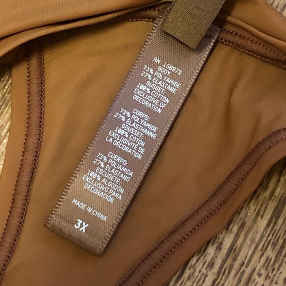 Skims Copper Dipped Front Thong Panties Size 3X - Picture 5 of 8